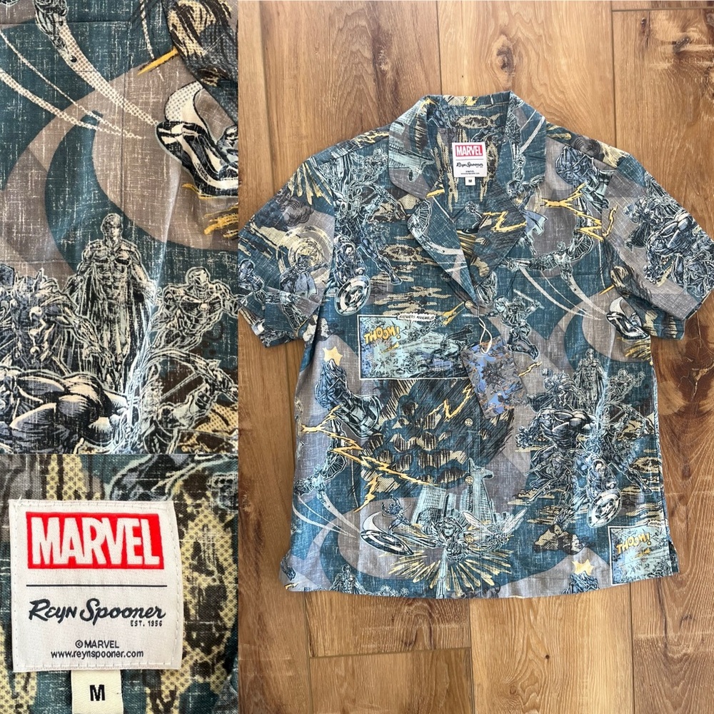 MARVEL x Reyn Spooner Avengers Limited Edition Button-Up Shirt Women’s Medium